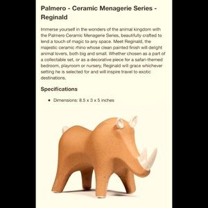 New Reginald Ceramic Piece from the Menagerie Series